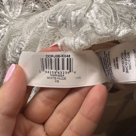 Dress The Population Marissa Fit & Flare Lace Mini Dress Bridal Cocktail Size XS - Picture 13 of 15